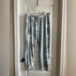 West Coast green tie-dye sweatpant joggers XL